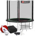 Купити Батут  Hop-Sport 8FT 244 black/green см із зовнішньою сіткою у Києві - фото №1